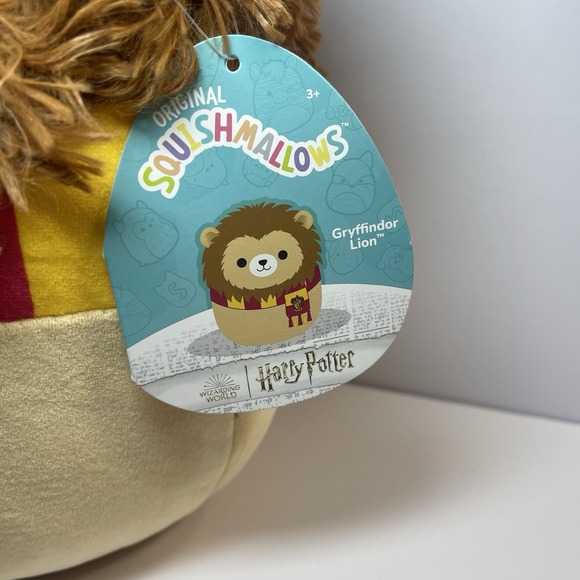 Squishmallows Gryffindor Lion, Ultra Soft Plush 12 Inches - Picture 3 of 5